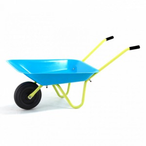 Brouette pour enfants turqoise Hörby Bruk 75x38x28cm