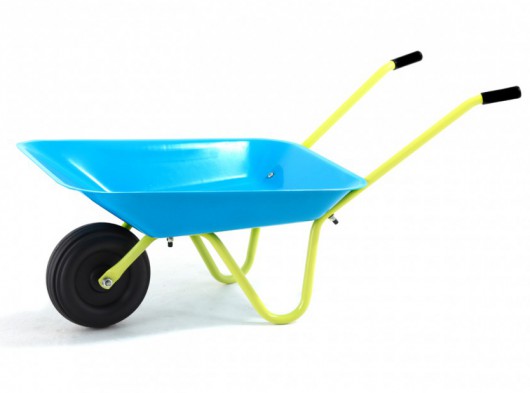Brouette pour enfants turqoise Hörby Bruk 75x38x28cm