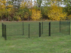 Enclos pour poules Rectangle noir 600x200x123cm