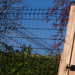 Clôture Rectangle | clôture noir avec bois Douglas pour acheter online!
