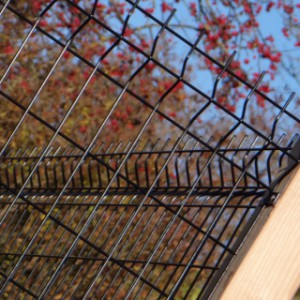 Clôture Rectangle | panneaux avec poutres en bois Douglas
