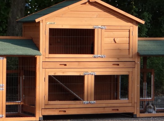 Plexiglass ensemble d'isolation · pour clapier pour lapin Excellent Medium avec 2 enclos