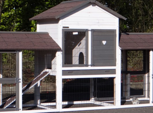 Ensemble d'isolation en plexiglass · pour clapier pour lapin Prestige Medium Double