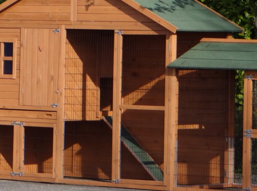 Ensemble d'isolation en plexiglass · pour clapier pour lapin Holiday Large avec enclos Space Large