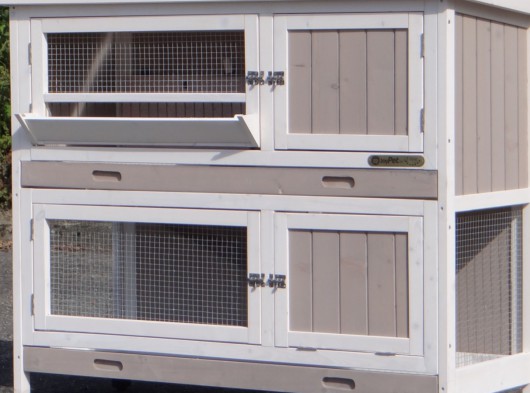 Ensemble d'isolation en plexiglass · pour clapier pour lapin Vince