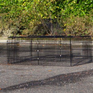 Grand enclos pour lapin Maik | Cage en traillies | Grandes portes