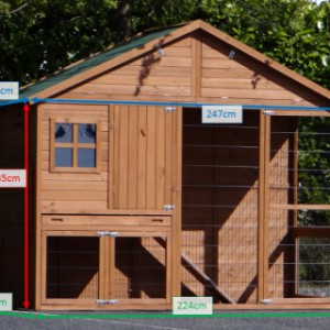 Clapier pour lapin Holiday Large avec protection contre rongement