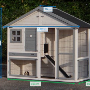 Clapier Holiday Medium pour lapin