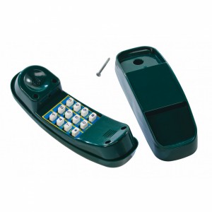 Téléphone en plastique vert