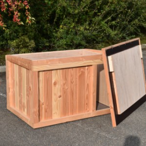 Niche pour chien Block Large est équipée avec un toit articulé