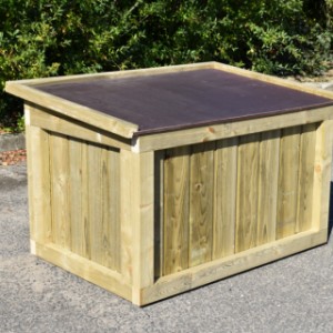 Niche pour chien Block Medium est aussi disponible en bois de Douglas