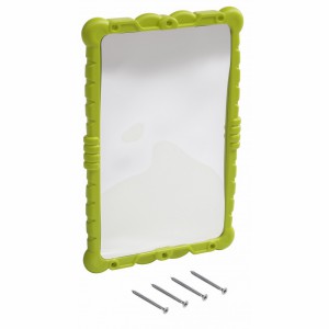 Miroir de rire vert lime