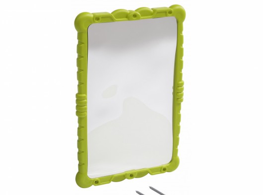 Miroir de rire vert lime