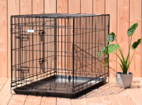 Cage pour chien Strong L- avec 2 portes 93x57x65cm