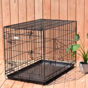 Le cage pour chien Strong a mailles d'environ 2,5x10cm