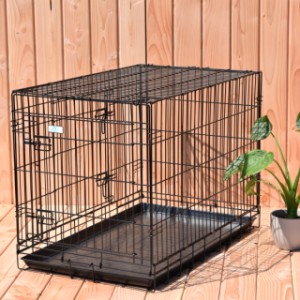Le cage pour chien Strong L a mailles d'environ 2,5x10cm