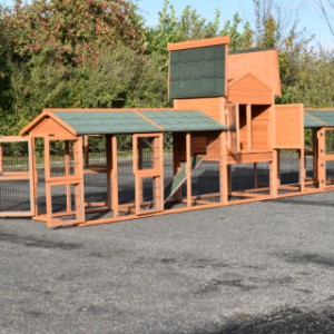 Clapier pour lapin Prestige Medium a plusieurs ouvertures