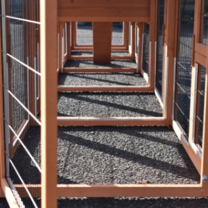 Un vu dans l'enclos du clapier pour lapin Prestige Medium