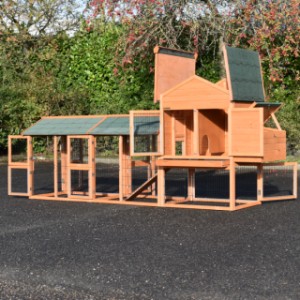 Clapier pour lapin Prestige Medium a plusieurs ouvertures