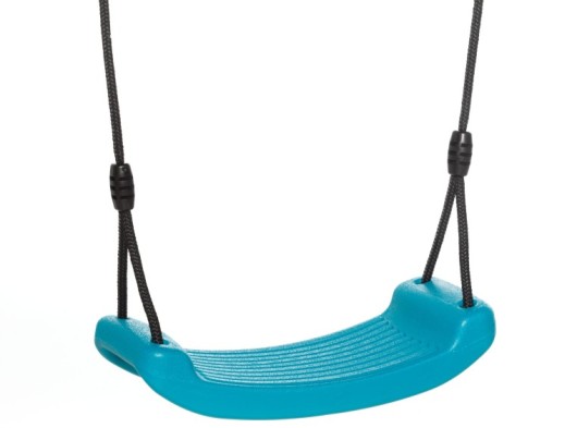 Siège de balançoire plastique turquoise - avec adapté aux enfants BR-corde