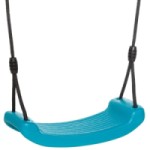 Siège de balançoire en plastique turquoise - BR-cord noir