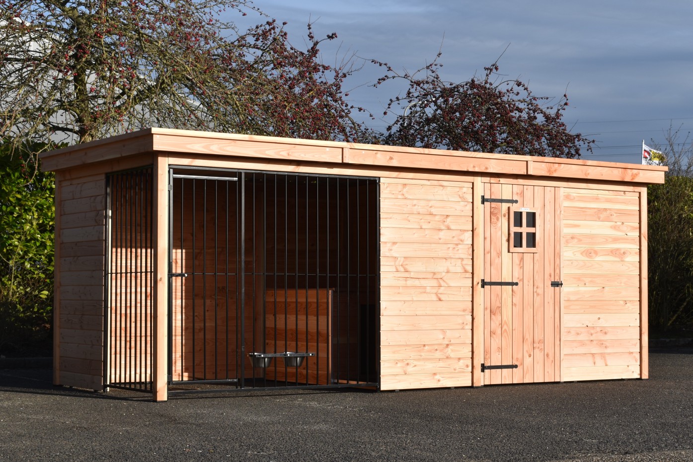 Chenil Pour Chien Modul FORZ Avec Abri Remise
