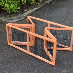 Enclos pour lapins Multirun est facile à plier