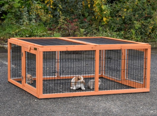 Enclos pour lapin Multirun · anti-mordillage · 116x109x49cm