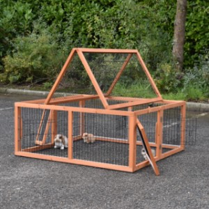 Le parc à lapins Multirun comporte de nombreuses ouvertures