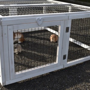 Enclos pour lapins Multirun | Les petits cœurs peuvent servir de loquet