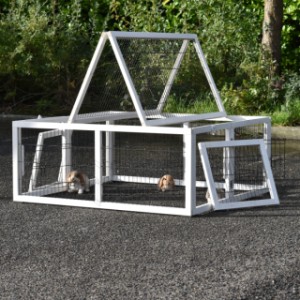 Le parc pour lapins Multirun peut également être utilisé facilement de manière indépendante