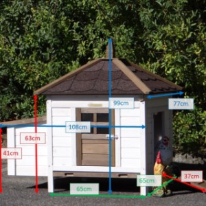 Tailles différentes du poulailler Ambiance Small