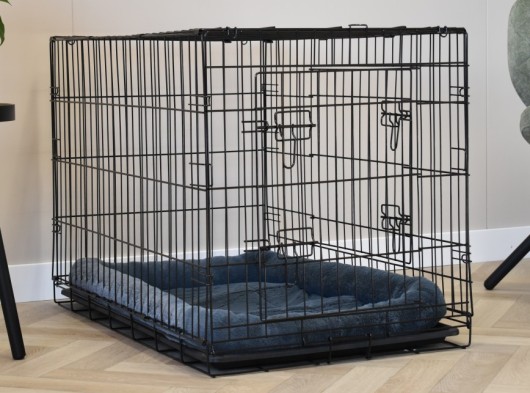 Cage pour chien Profit 92 cm avec coussin · 2 portes · 92 × 57 × 64 cm