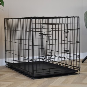 Cage pour chien Profit 78cm · 2-portes · 78x49x56cm