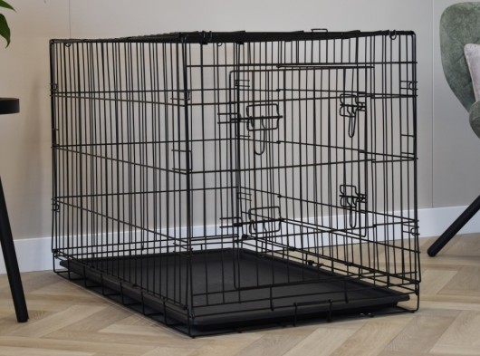 Cage pour chien Profit 78cm · 2-portes · 78x49x56cm