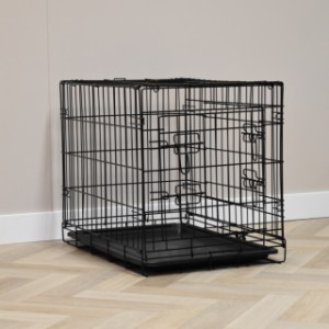 La cage pour chien Profit 63 cm convient notamment pour un teckel