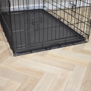 Cage pour chien Profit XL 122cm a un bac en plastique