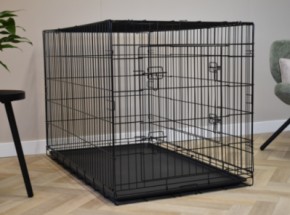 Cage pour chien Proft XL 122cm · 2-portes · 122x74x80cm