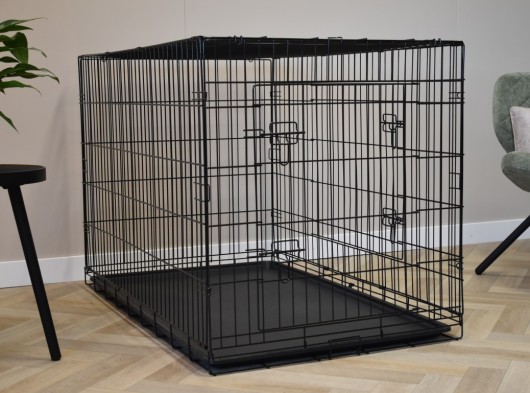 Cage pour chien Proft XL 122cm · 2-portes · 122x74x80cm