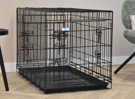 Cage pour chien Strong L · 3-portes · 93x58x66cm