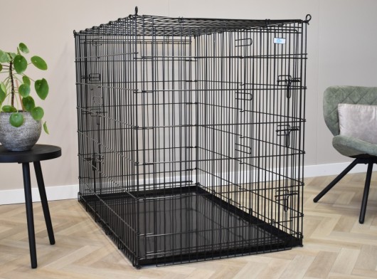Cage pour chien 3XL 136cm · 2-portes · 136x85x110cm
