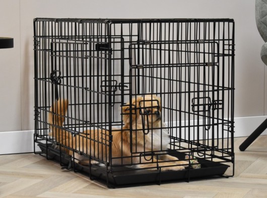 Cage pour chien Strong M · 3-portes · 78x49x56cm