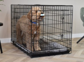 Cage pour chien avec coussin - Strong XL · 3-portes · 109x71x78cm