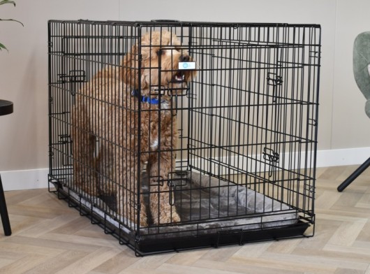 Cage pour chien avec coussin - Strong XL · 3-portes · 109x71x78cm
