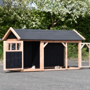 Clapier pour lapin Belle 2 a 2 grande portes