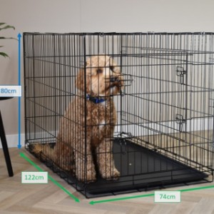 Tailles différentes de la cage pour chien Profit 122cm