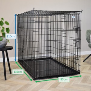Tailles différentes du cage pour chien 3XL