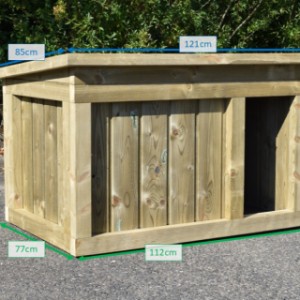 Tailles différentes de la niche pour chien Block Medium