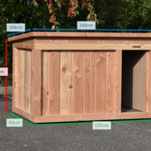 Tailles différentes de la niche pour chien Block Large