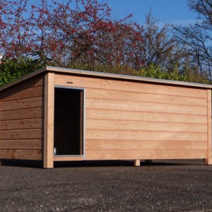 Niche Loebas XXL - en Bois Douglas, Isolée 310x155x122cm.